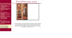 Desktop Screenshot of pipeorgans.com