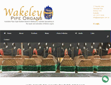 Tablet Screenshot of pipeorgans.com.au