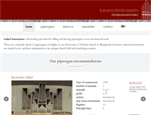 Tablet Screenshot of pipeorgans.eu